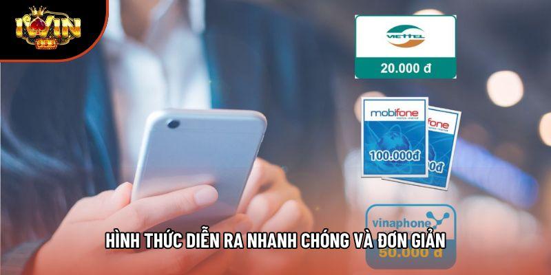 Hình thức diễn ra nhanh chóng và đơn giản Hình thức diễn ra nhanh chóng và đơn giản