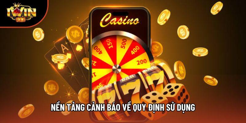 Nền tảng cảnh báo về quy định sử dụng Nền tảng cảnh báo về quy định sử dụng